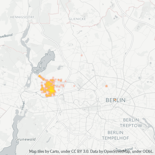 Konsentrasi Bisnis di Kode Pos 13629 - Berlin