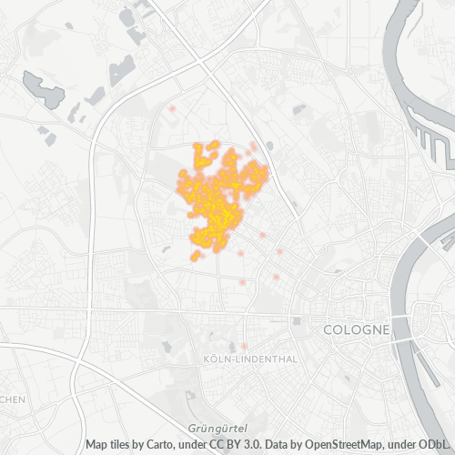 Konsentrasi Perniagaan di Poskod 50827 - Cologne, North Rhine-Westphalia