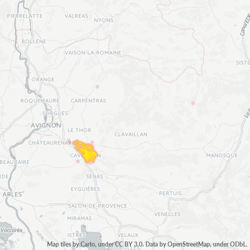 Dami ng Negosyo sa Postal Code 84300 - Taillades, Provence-Alpes-Côte d'Azur
