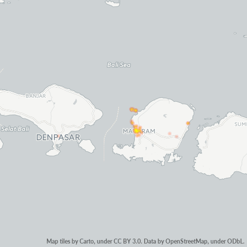 Dami ng Negosyo sa Postal Code 83125 - Mataram, West Nusa Tenggara