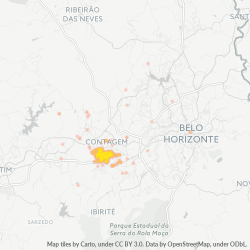 Dami ng Negosyo sa Postal Code 32280-000 - Contagem, Minas Gerais