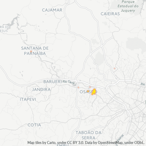 Dami ng Negosyo sa Postal Code 06013-000 - Osasco, São Paulo