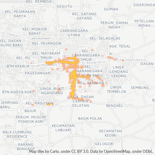 Dami ng Negosyo sa Postal Code 83232 - Mataram, West Nusa Tenggara