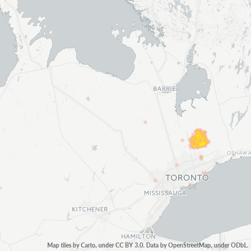 Dami ng Negosyo sa Postal Code L4A - Stouffville, Ontario