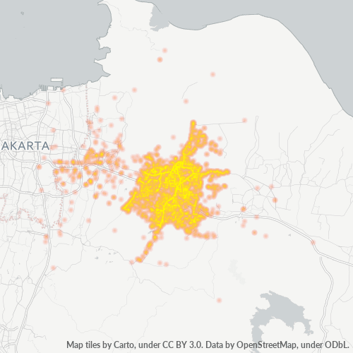 Dami ng Negosyo sa Postal Code 17530 - Bekasi, Kanlurang Java