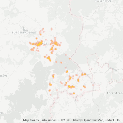 Bedrijfsconcentratie in Postcode 4760 - België