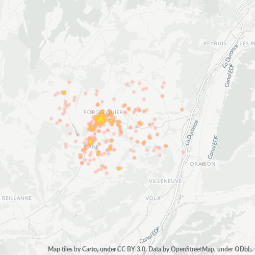 Dami ng Negosyo sa Postal Code 04300 - Mane, Provence-Alpes-Côte d'Azur
