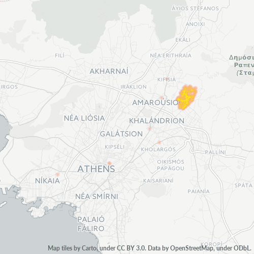 Dami ng Negosyo sa Postal Code 151 27 - Melíssia, Attica