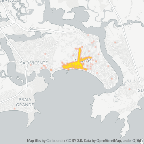 Dami ng Negosyo sa Postal Code 11065-000 - Santos, São Paulo