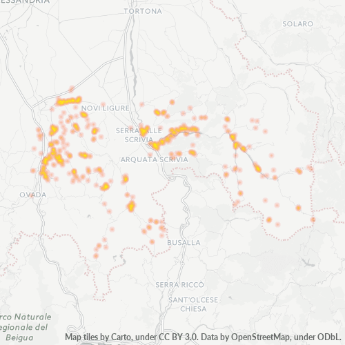 Dami ng Negosyo sa Postal Code 15060 - Grondona, Piemonte