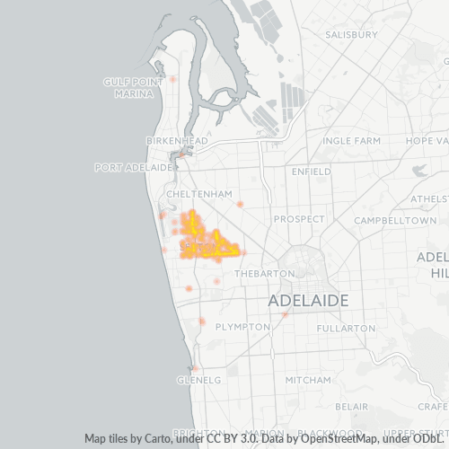 Dami ng Negosyo sa Postal Code 5023 - Seaton, Timog Australya