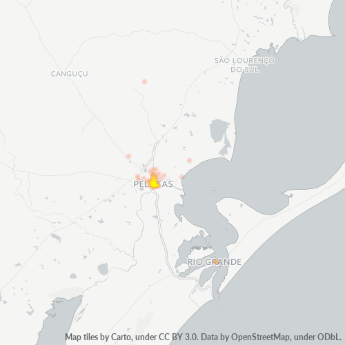 Dami ng Negosyo sa Postal Code 96010-000 - Pelotas, Rio Grande do Sul