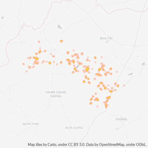 Dami ng Negosyo sa Postal Code 30260 - Khong, Lalawigan ng Nakhon Ratchasima