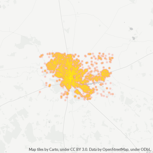 Verksamhetskoncentration i Postnummer 7500 - Holstebro, Region Mittjylland