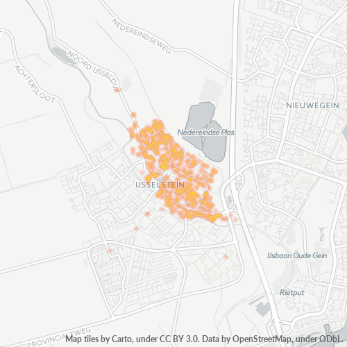 Dami ng Negosyo sa Postal Code 3402 - IJsselstein, Provincie Utrecht