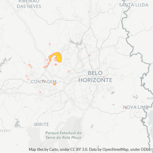 Dami ng Negosyo sa Postal Code 32110-000 - Contagem, Minas Gerais