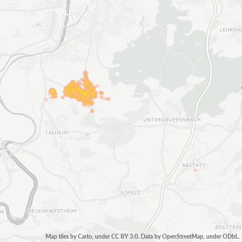Dami ng Negosyo sa Postal Code 74223 - Flein, Baden-Württemberg Region