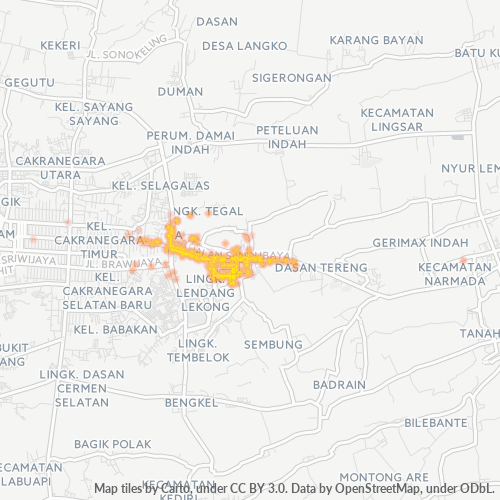 Dami ng Negosyo sa Postal Code 83236 - Mataram, West Nusa Tenggara