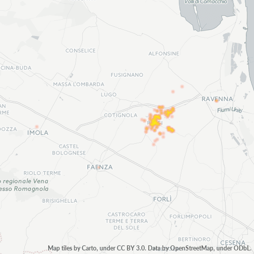 Dami ng Negosyo sa Postal Code 48026 - Godo, Emilia-Romagna