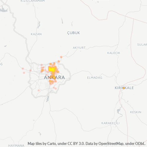 Dami ng Negosyo sa Postal Code 06010 - Lalawigan ng Ankara