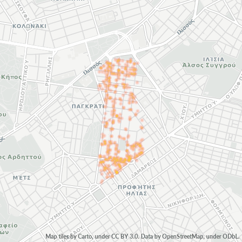 Bedriftskonsentrasjon i Postnummer 116 34 - Athen, Attica