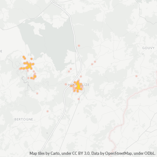 Bedrijfsconcentratie in Postcode 6660 - België