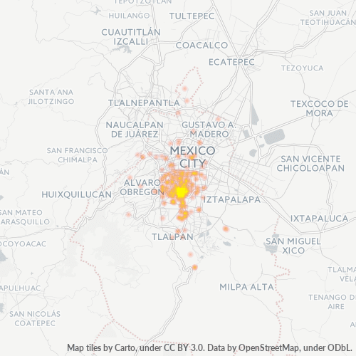 Dami ng Negosyo sa Postal Code 03300 - Portales, Lungsod ng Mehiko