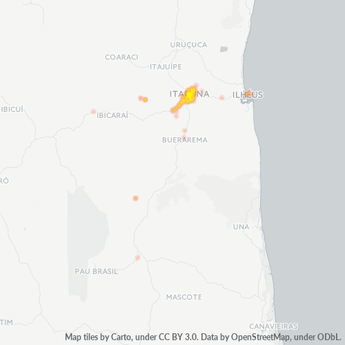Dami ng Negosyo sa Postal Code 45600-000 - Itabuna, Bahia