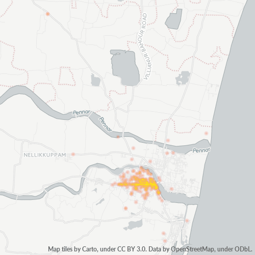 Dami ng Negosyo sa Postal Code 607002 - Cuddalore, State of Tamil Nādu