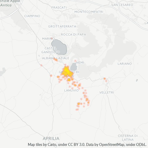 Dami ng Negosyo sa Postal Code 00045 - Roma, Lazio