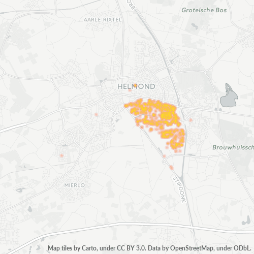 Dami ng Negosyo sa Postal Code 5705 - Helmond, Provincie Noord-Brabant