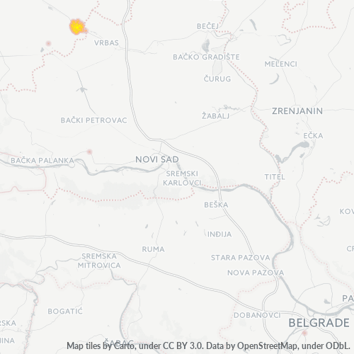 Dami ng Negosyo sa Postal Code 25230 - Serbiya