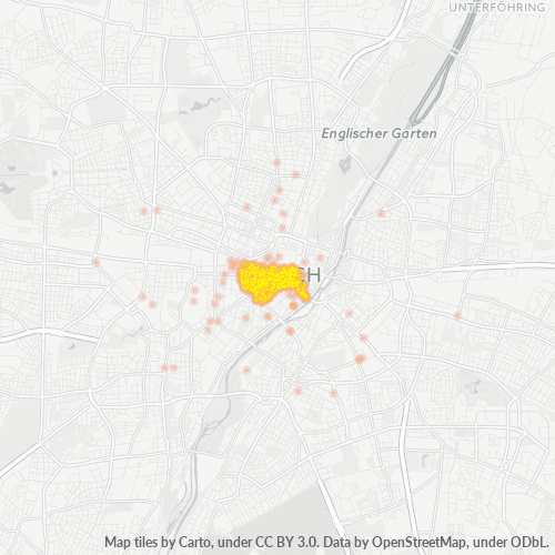 Business Concentration in Postal Code 80331 - Munich, Bavaria