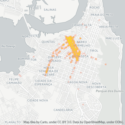 Dami ng Negosyo sa Postal Code 59031-000 - Natal, Rio Grande do Norte