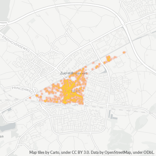 Dami ng Negosyo sa Postal Code 6001 - Weert, Provincie Limburg