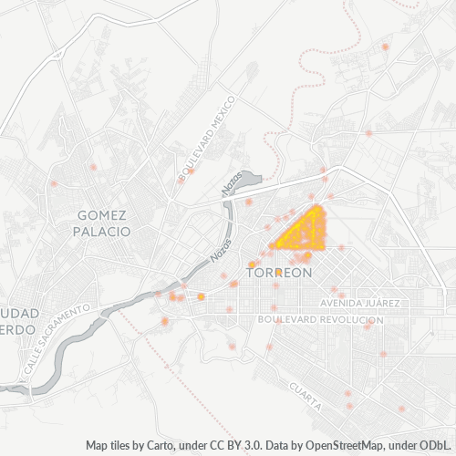 Dami ng Negosyo sa Postal Code 27010 - Torreón, Coahuila