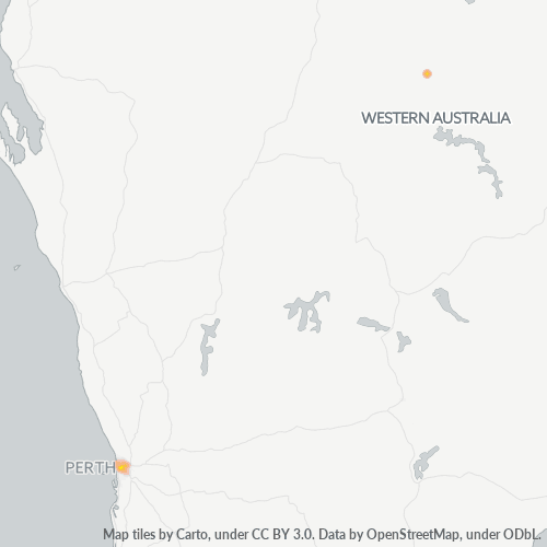Business Concentration in Postal Code 6003 - Northbridge, Western Australia