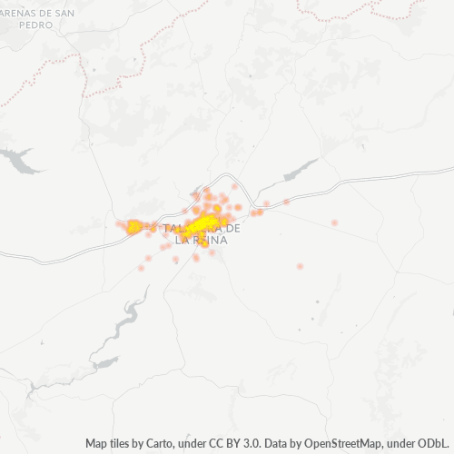 Dami ng Negosyo sa Postal Code 45600 - Espanya