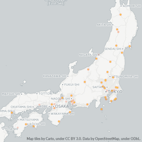 Bedrijfsconcentratie in Postcode 811 - Fukuoka (prefectuur)