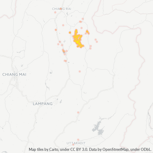 Dami ng Negosyo sa Postal Code 56150 - Chun, Lalawigan ng Phayao