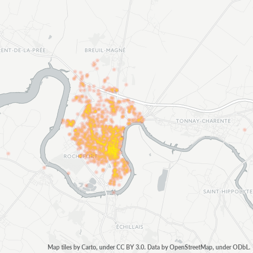 Dami ng Negosyo sa Postal Code 17300 - Vergeroux, Poitou-Charentes