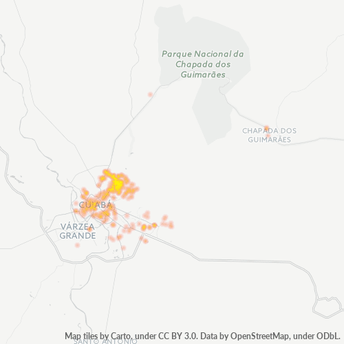 Dami ng Negosyo sa Postal Code 78055-000 - Cuiabá, Mato Grosso