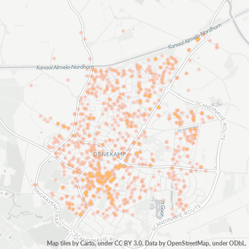 Dami ng Negosyo sa Postal Code 7591 - Denekamp, Provincie Overijssel