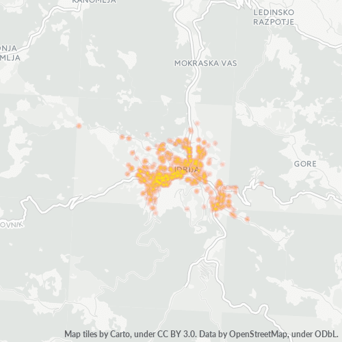 Dami ng Negosyo sa Postal Code 5280 - Idrija