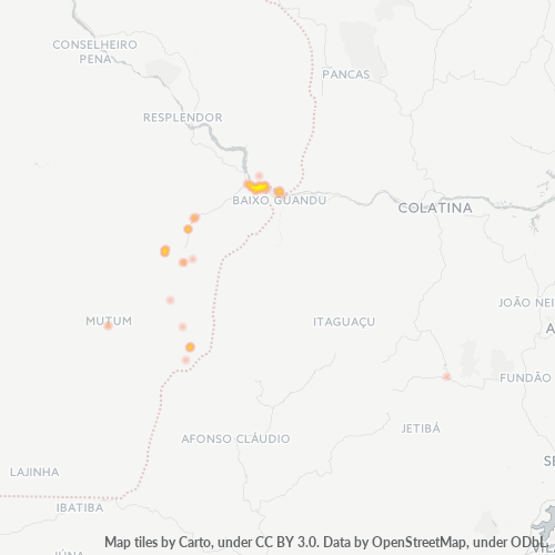 Concentració d'empreses a Codi Postal 35200-000 - Aimorés, Minas Gerais