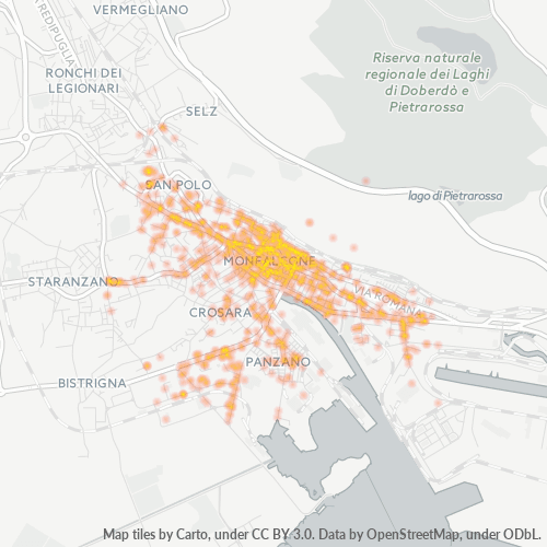 Dami ng Negosyo sa Postal Code 34074 - Gorizia, Friuli-Venezia Giulia