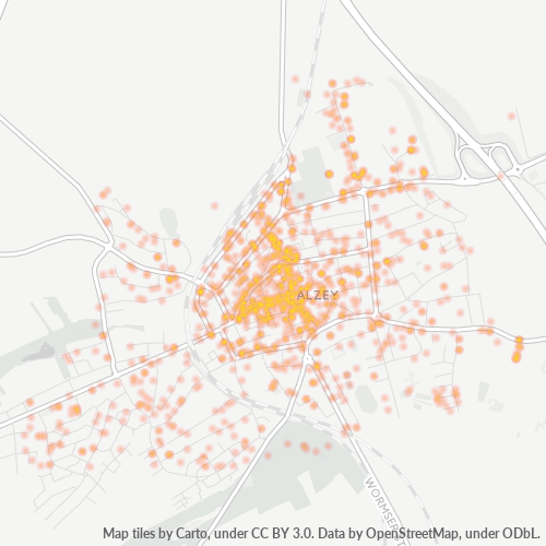 Business Concentration in Postal Code 55232 - Ensheim, Rhineland-Palatinate