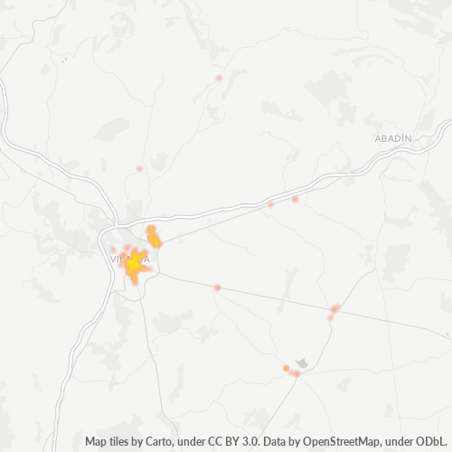 Bedrijfsconcentratie in Postcode 27800 - Vilalba, Galicië (Spanje)