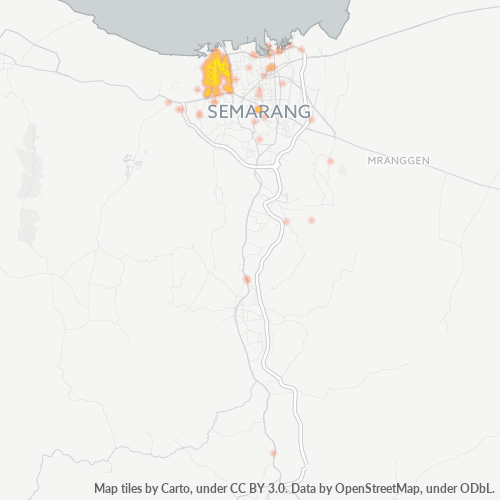 Dami ng Negosyo sa Postal Code 50144 - Semarang, Provinsi Jawa Tengah