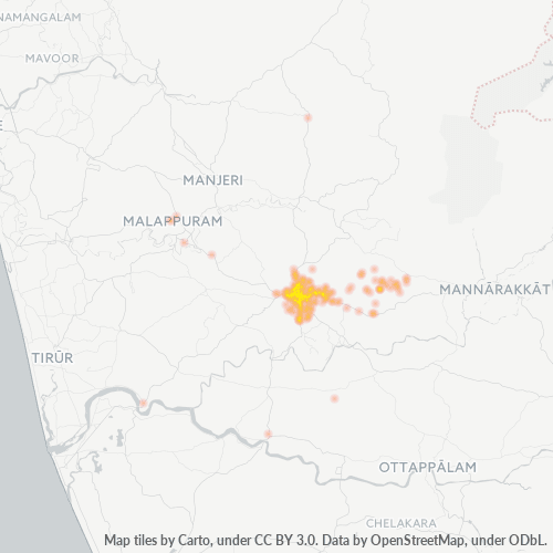 Dami ng Negosyo sa Postal Code 679322 - Malappuram, State of Kerala